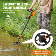 Charger l'image dans la visionneuse de galerie, Amocart Metal Detector for Kids 6 Inch 25''-37'' Adjustable Length IP68 Waterproof Search Coil & LCD Display for Detecting Gold
