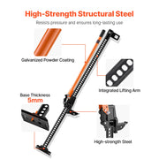 Bild in Galerie-Viewer laden, SucceBuy Farm Jack 60" Universal High-Lift Wagenheber 3,18 Tonnen (7000lb) Offroad-Wagenheber mit Ratsche Hochleistungs-Wagenheber mit 13-138 cm Hubbereich für SUV