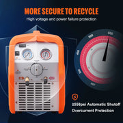 Load image into Gallery viewer, SucceBuy 3/4 1HP Refrigerant Recovery Machine Portable AC Recovery Machine 60Hz Recovery Machine HVAC for Car Air Conditioning