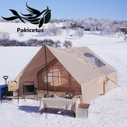 Load image into Gallery viewer, PAKICETUS Inflatable camping tent 4-8 people with windows portable water-resistant camping tent Four season tents