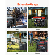 Load image into Gallery viewer, SucceBuy 30-Amp/50-Amp Generator Extension Cord 50 Foot 250 Volts 7500/12500 Watts Power Cable with Storage Bag for Generators - AMOCART