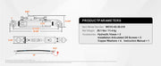 Load image into Gallery viewer, SucceBuy Hydraulic Top Link Cat.1-1 Hydraulic Cylinder with 2 Hoses&G3/8" Check Valve High-Sealing Check Valve Easy Installation