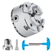 Load image into Gallery viewer, SucceBuy Metal Lathe Chuck 4-Jaw 2.75" or 3.75" Diameter Turning Machine Accessories Self-centering Tool for Precision Machining - AMOCART