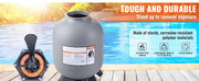 Bild in Galerie-Viewer laden, Above & Inground Pool Sand Filter, SucceBuy 16 to 24 Inch High GPM Cleaning System