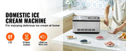 Load image into Gallery viewer, SucceBuy Automatic Ice Cream Maker with Built-in Compressor 2 Quart No Pre-freezing Fruit Yogurt Machine Electric Sorbet Maker