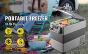 Bild in Galerie-Viewer laden, SucceBuy 20L 22L 35L 45L 55L Car Refrigerator Mini Fridge Freezer Portable Compressor Cooler 12/24V Ice Box for Camping