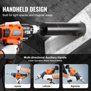 Bild in Galerie-Viewer laden, Amocart 2000W/2600W Handheld Core Drill Machine Drilling Diameter Wet&Dry Diamond Core Drill Rig Rugged Concrete Core Drill