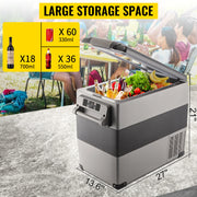 Load image into Gallery viewer, SucceBuy 15L - 55L Car Refrigerator Mini Fridge Freezer Portable Compressor Cooler DC 110-240V Ice Box for Camping RV Travel