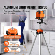 Load image into Gallery viewer, Amocart Laser Level Tripod 1/4"-20 & 5/8"-11 Thread Mount 40.94-133.85in Height Adjustment with Level Bubble & Heavy-duty Stand