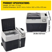 Load image into Gallery viewer, Succebuy 20-55L Portable Refrigerator Car Refrigerator Electric Compressor Cooler with 12/24v DC & 110-240v AC