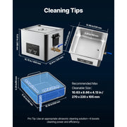 Load image into Gallery viewer, SucceBuy 6L 10L 15L 30L Ultrasonic Cleaner Stainless Steel Ultrasonic Cleaning Bath Machine for Watches Razors Jewelry Coins