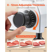 Load image into Gallery viewer, Amocart 10" 240W Commercial Meat Slicer w/ Carbon Steel Blade Built-In Sharpener & 0-0.47" Adjustable Thickness for Frozen Meat