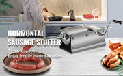 Load image into Gallery viewer, Amocart 3L Horizontal Sausage Stuffer Manual Sausage Maker Stainless Steel With 5 Filling Nozzles For Home & Commercial Use