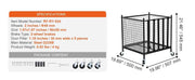 Load image into Gallery viewer, Amocart Rolling Sports Ball Storage Cart Sport Equipment for Indoor Outdoor Steel Storage Rack for Garages Gym and Schools