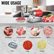 Charger l'image dans la visionneuse de galerie, SucceBuy Electric Meat Grinder 250Kg/H 300Kg/H W/ Drawers Max Powerful Chopper Shredder Commercial Home Appliance Food Processor