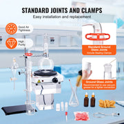 Charger l'image dans la visionneuse de galerie, Amocart Essential Oil Distillation Kit 500ml 2L Distillation Apparatus 3.3 Boro Lab Glassware Distillation Kit w/ Heat Plate