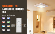 Bild in Galerie-Viewer laden, Amocart Bathroom Exhaust Fan 80/110CFM High-Efficiency Ventilation 1.5sones Low Noise Operation Energy-Saving Bathroom Ceiling