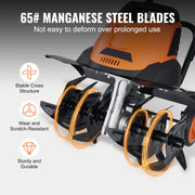 Load image into Gallery viewer, SucceBuy 12 Amp Electric Tiller 18" Tilling Width 3.94" Tilling Depth Corded Electric Tiller/Cultivator Steel Mn Tines Rototille