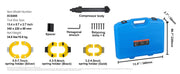 Load image into Gallery viewer, Amocart Strut Spring Compressor Macpherson Strut Spring Compressor Kit Interchangeable Fork Strut Coil Extractor Remover Tool