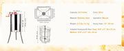 Load image into Gallery viewer, Amocart Honey Extractor 4/8 2/4 Frame Electric Stainless Steel Honeycomb Spinner Crank Honey Centrifuge Beekeeping Equipment