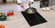 Load image into Gallery viewer, Amocart 2 Burners Electric Induction Cooktop Stove Hob Built-in Burner Cooker Sensor Touch Control Magnetic Cooker Hot Plate