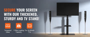 Bild in Galerie-Viewer laden, Amocart TV Stand Mount Swivel Tall TV Stand for 32 to 85 inch TV Height Adjustable Portable Floor TV Stand Max VESA 600 x 800mm