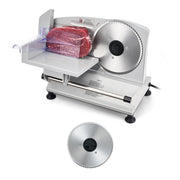 Load image into Gallery viewer, SucceBuy 6.7-8.7inch Meat Slicer Electric Deli Slicer Machine with two SUS420 Blades Food-Slicer for Meat Ham Baguett, Steak - AMOCART