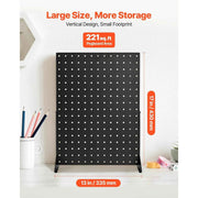Load image into Gallery viewer, Amocart Pegboard Display Stand 17x13 in Tabletop Pegboard Display Stand Thickened Cold-Rolled Steel Peg Board Panel for Grocery