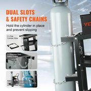 Load image into Gallery viewer, SucceBuy Welding Cart 3-Tier Welder Cart with Swivel Wheels Safety Chains Rolling Tank Storage for Plasma Cutter Welding Machine