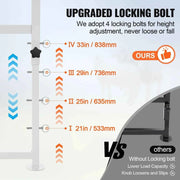 Load image into Gallery viewer, Amocart Goat Sheep Stand 51x23in Livestock Stand Metal Livestock Milking and Shearing Stand 21" to 33" Adjustable Height White