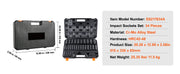 Bild in Galerie-Viewer laden, Amocart 1/2" 3/8" Drive Impact Socket Set 13/23/33/34/48/65/90PCs SAE Metric Cr-V/Cr-Mo Socket Set 6 Point Alloy Steel Repair