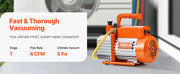 Load image into Gallery viewer, Amocart Vacuum Pump & Oil Bottle 3.5CFM/4CFM/5CFM 1-Stage or 6CFM 9CFM 2-Stage, R134a R22 R410a Systems Conditioner Maintenance