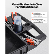 Load image into Gallery viewer, SucceBuy 2/3 Shelf Utility Service Cart Dolly with 360° Swivel Wheels Ergonomic Storage Handle for Warehouse/Garage/Cleaning - AMOCART