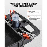 Load image into Gallery viewer, SucceBuy 2/3 Shelf Utility Service Cart Dolly with 360° Swivel Wheels Ergonomic Storage Handle for Warehouse/Garage/Cleaning