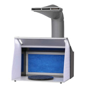 Load image into Gallery viewer, Amocart Airbrush Spray Booth Portable Hobby Airbrush Paint Spray Booth Kit with 4 LED Light Powerful Dual Exhaust Fans