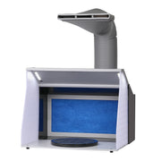 Load image into Gallery viewer, SucceBuy Airbrush Spray Booth Portable Hobby Airbrush Paint Spray Booth Kit with 4 LED Light Powerful Dual Exhaust Fans