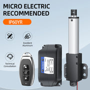 Load image into Gallery viewer, Mini telescopic linear actuator small micro 6V/12V/24VDC electric reciprocating lifting linear actuator stroke range 10-200mm