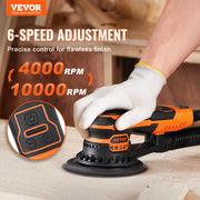 Load image into Gallery viewer, SucceBuy Random Orbital Sander 350W Brushless Orbital Sander 10000PRM 6 Variable Speed Sanding Machine for Woodworking Detailing - AMOCART