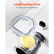 Load image into Gallery viewer, SucceBuy Electric Cheese Grater Salad Maker 200W Salad Shooter Electric Vegetable Slicer Shredder Chopper for Fruits with 5 Att