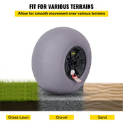 Load image into Gallery viewer, SucceBuy Beach Balloon Wheels 13" Replacement Sand Tires TPU Cart Tires for Kayak Dolly Canoe and Buggy w/ Free Air Pump 2-Pack