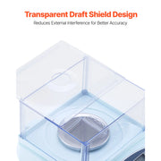 Load image into Gallery viewer, SucceBuy Analytical Balance High Precision Electronic Digital Analytical Balance with Glass Draft Shield for Laboratory Jewelry - AMOCART