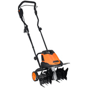 Load image into Gallery viewer, SucceBuy 12 Amp Electric Tiller 18" Tilling Width 3.94" Tilling Depth Corded Electric Tiller/Cultivator Steel Mn Tines Rototille