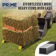 Load image into Gallery viewer, Amocart 43"/60" Clamp on Pallet Forks 2000/4000 lbs Tractor Bucket Forks Heavy Pallet Forks for Tractor Attachment Skid Steer