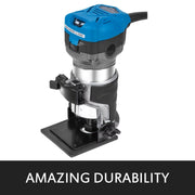 Load image into Gallery viewer, SucceBuy 800W Soft Start Compact Router Kit Variable Speed 10000-30000Rpm with Fixed Base, Plunge Base, Tilt Base and Offse Base