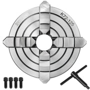Load image into Gallery viewer, SucceBuy K72-125 Lathe Chuck 5 Inch 4-Jaw Independent Reversible Jaw Metal Lathe Chuck Turning Machine Accessories, Lathes Use