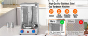 Load image into Gallery viewer, Amocart Shawarma Grill Machine13 lbs Chicken Shawarma Cooker Ga-s Vertical Broiler Gyro Rotisserie Oven Doner Kebab for Home