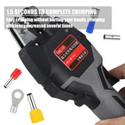 Bild in Galerie-Viewer laden, Cordless Hand Held Hydraulic Pliers 16KN Electric Hydraulic Wire Crimper with LED Light & Molds Terminal Crimping Tool