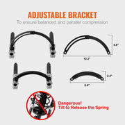 Load image into Gallery viewer, SucceBuy Coil Spring Compressor Tool 2 pcs Heavy Duty Strut Spring Compressor Set 2646 lbs Strut Spring Compressor for Truck ATV - AMOCART