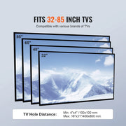 Load image into Gallery viewer, SucceBuy TV Stand Mount Swivel Tall TV Stand for 32 to 85 inch TV Height Adjustable Portable Floor TV Stand Max VESA 600 x 800mm - AMOCART