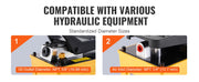 Load image into Gallery viewer, Amocart 10,000PSI Air Hydraulic Pump 0.42 Gal Reservoir Treadle Foot Pump for Automobile Repair Frame Machine & Hydraulic Press